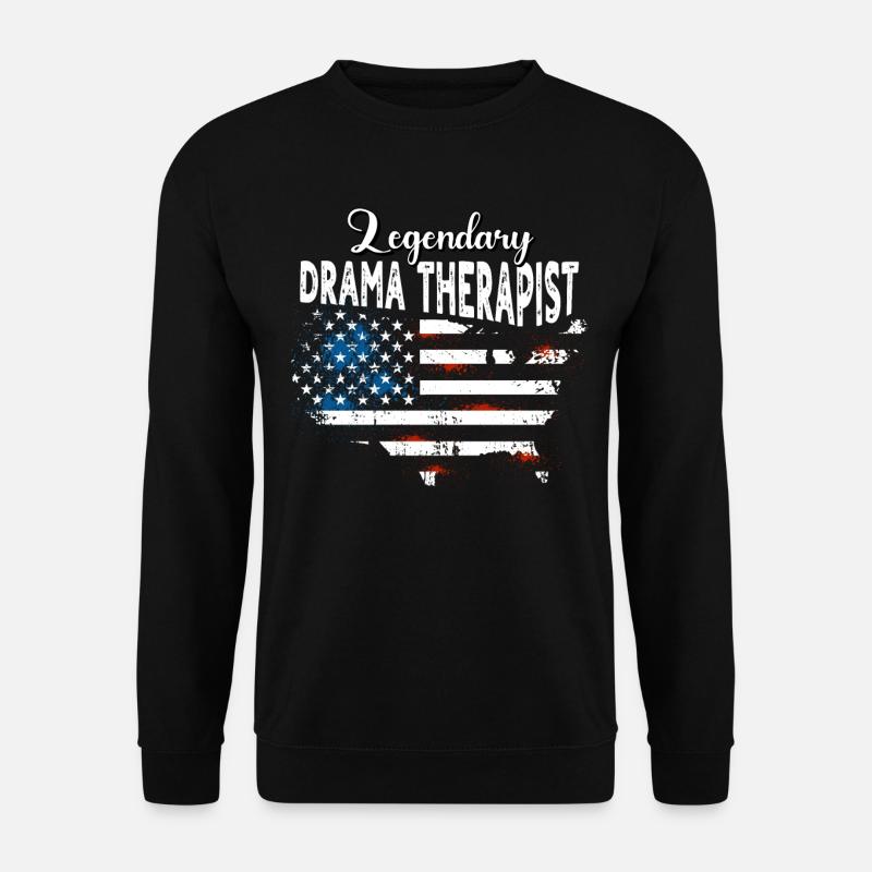 Dramatherapeut US - Unisex Pullover - Schwarz