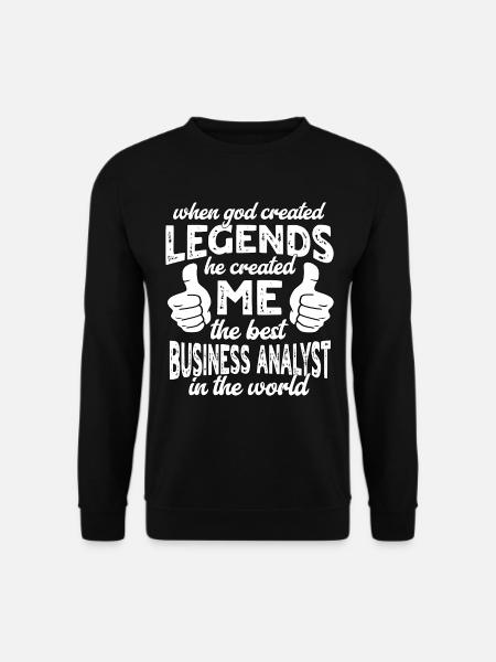 Best Business Analyst Legend - Unisex Sweatshirt - black