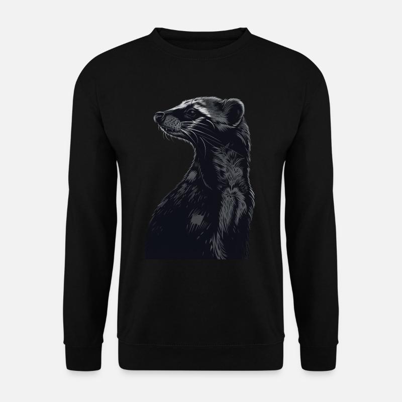 Nasenbär - Unisex Pullover - Schwarz