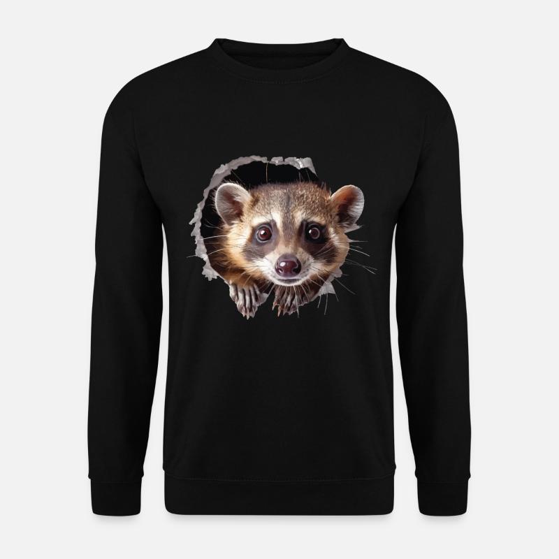 Nasenbär - Unisex Pullover - Schwarz