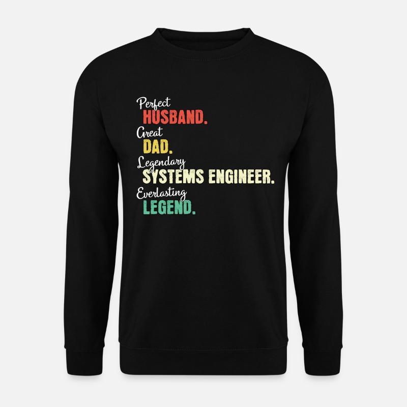 Systems Engineer Dad - Unisex Sweatshirt - black