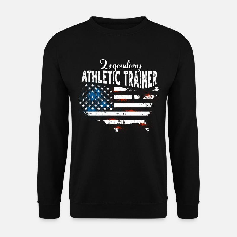 Athletiktrainer US - Unisex Pullover - Schwarz