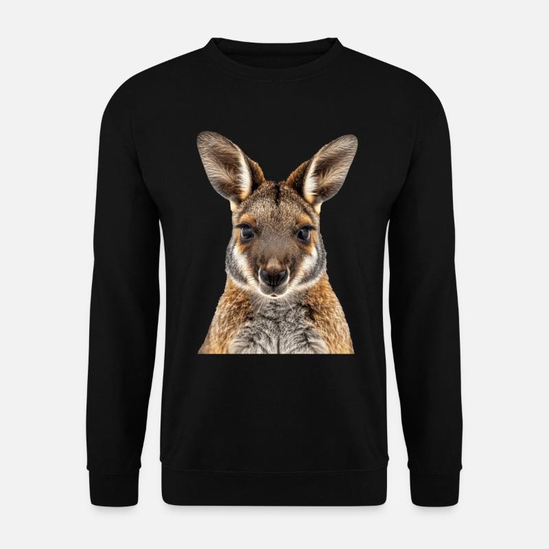 Wallaby - Unisex Pullover - Schwarz