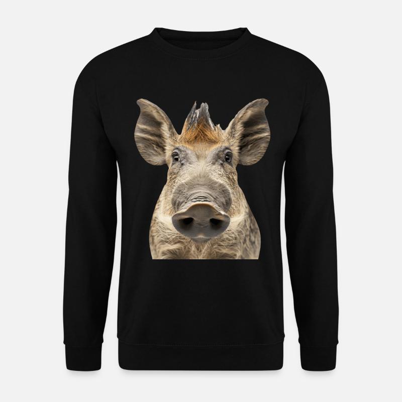 Warzenschwein - Unisex Pullover - Schwarz
