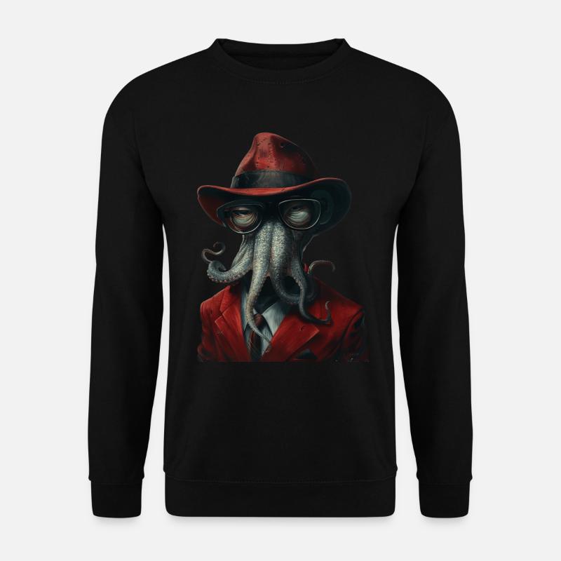 Tintenfisch - Unisex Pullover - Schwarz