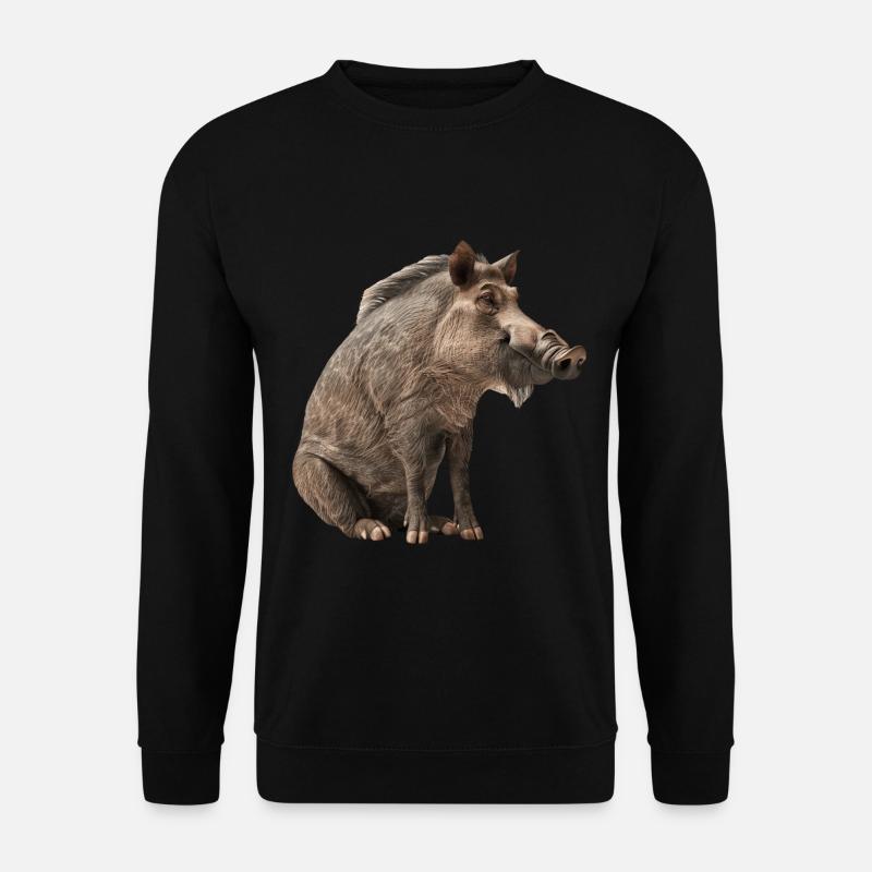 Warzenschwein - Unisex Pullover - Schwarz
