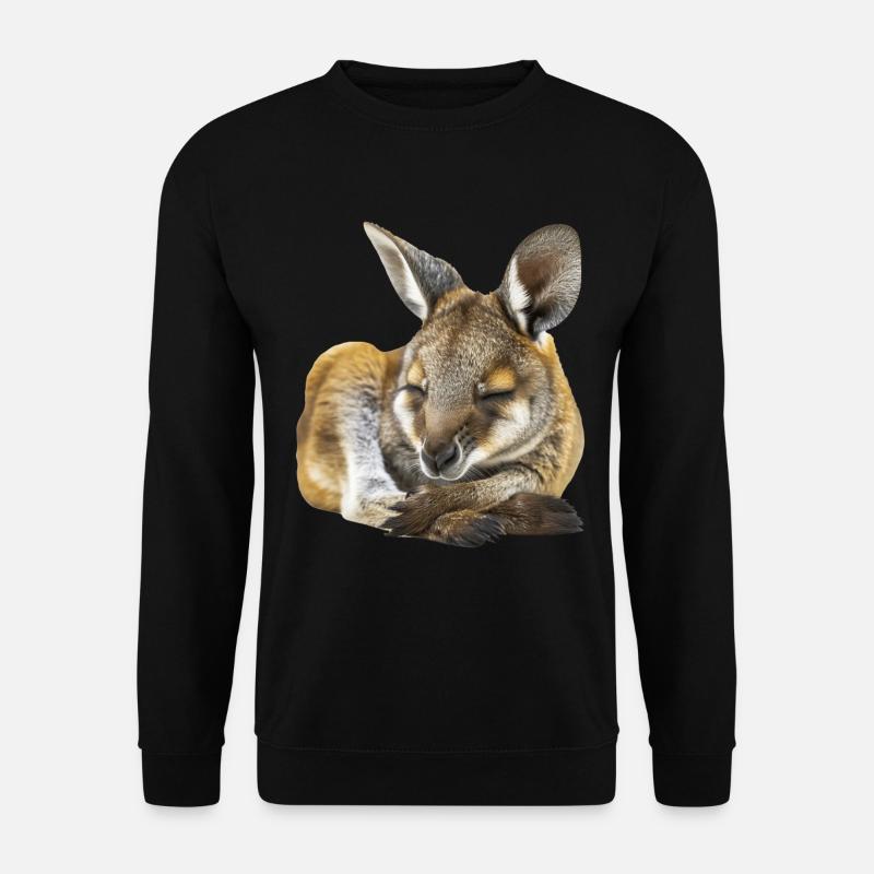 Wallaby - Unisex Pullover - Schwarz
