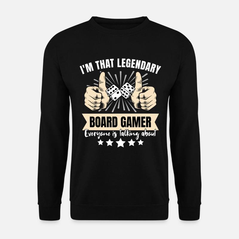 Legendary Board Player - Unisex Sweatshirt - black