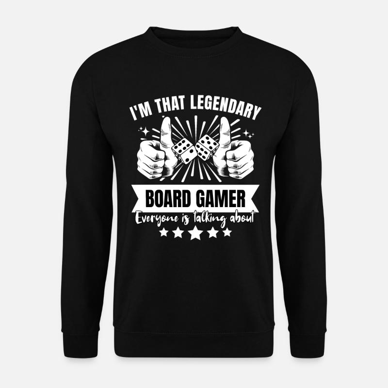 Legendary Board Gamer Legend - Unisex Sweatshirt - black