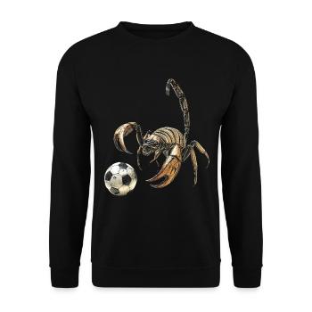 Skorpion - Unisex Pullover - Schwarz - Vorne - Alina (178cm) & Michal (187cm)