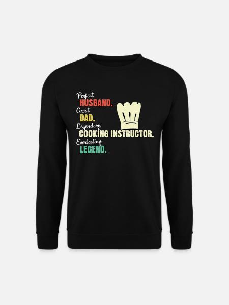 Cooking Teacher Dad - Unisex Sweatshirt - black