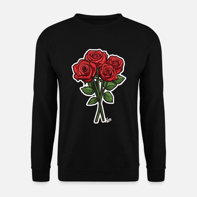 Ein Strauß Rosen - Unisex Pullover - Schwarz