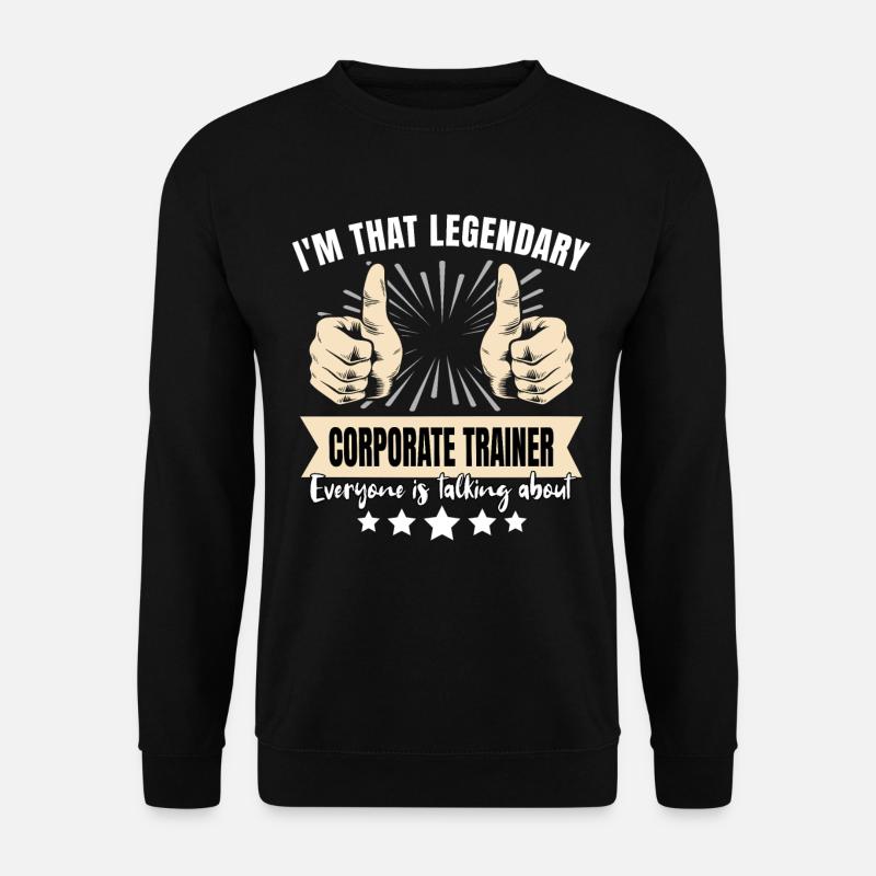 Legendärer Mitarbeitercoach - Unisex Pullover - Schwarz