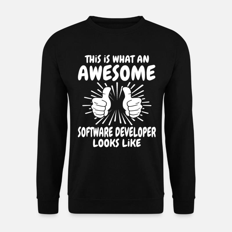 Software Developer - Unisex Sweatshirt - black