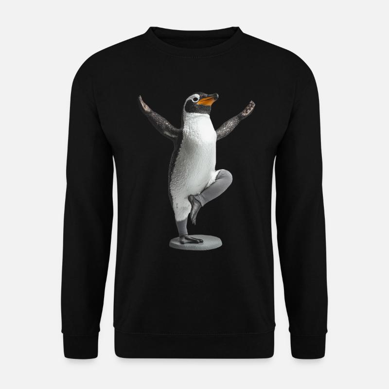 Pinguin - Unisex Pullover - Schwarz