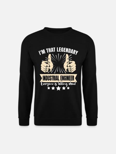 Legendärer Industrieingenieur - Unisex Pullover - Schwarz