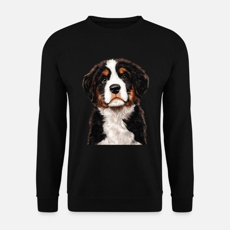 Bernhardiner - Unisex Pullover - Schwarz