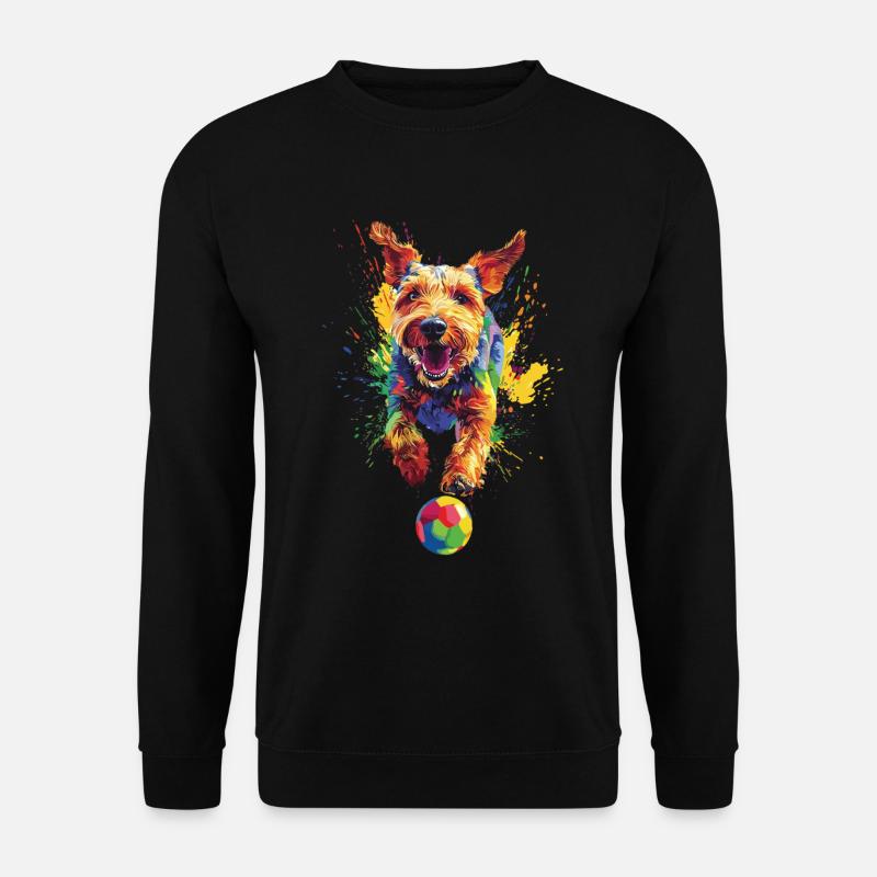 Airedale Terrier - Unisex Pullover - Schwarz