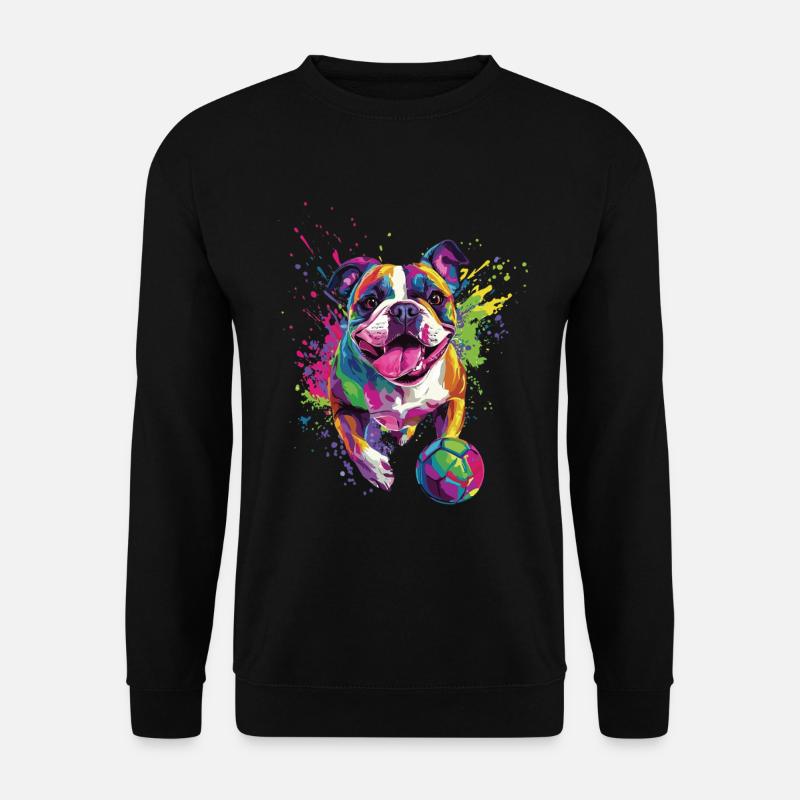Bulldogge - Unisex Pullover - Schwarz