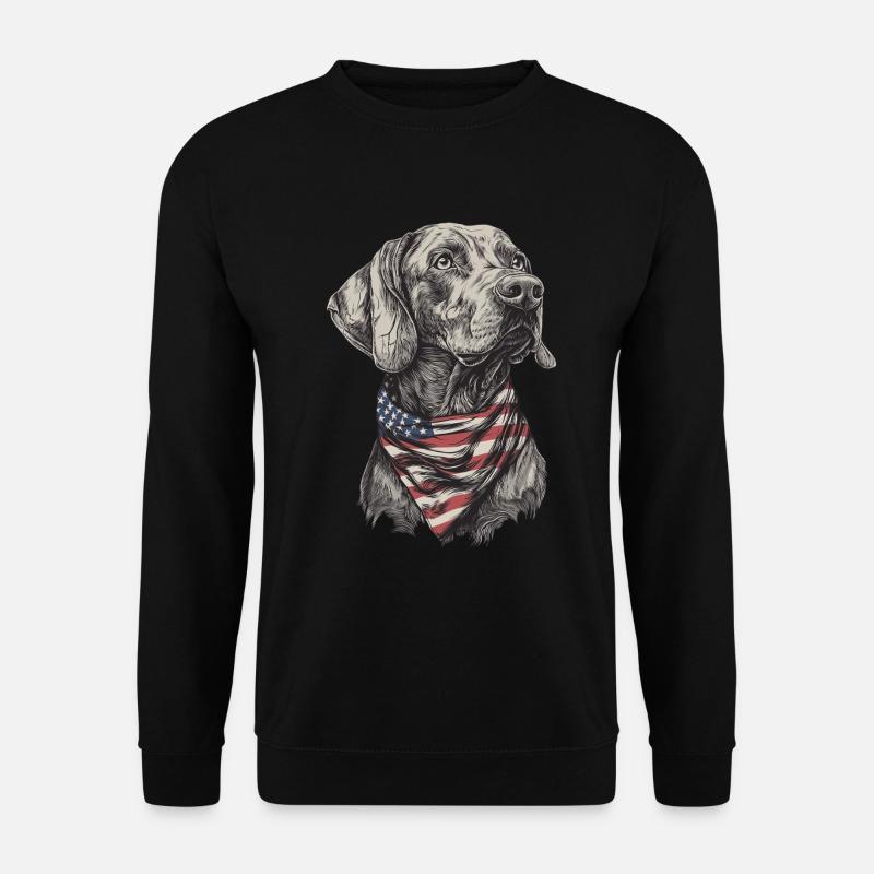 Weimaraner - Unisex Pullover - Schwarz