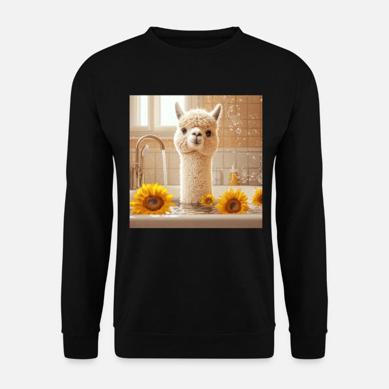 Alpaka - Unisex Pullover - Schwarz