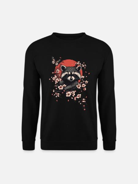 Waschbär - Unisex Pullover - Schwarz