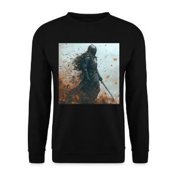 Legionär - Unisex Pullover - Schwarz - Vorne - Alina (178cm) & Michal (187cm)