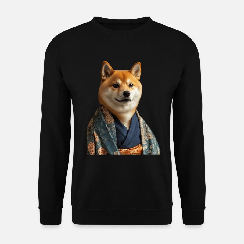 Shiba Inu - Unisex Pullover - Schwarz