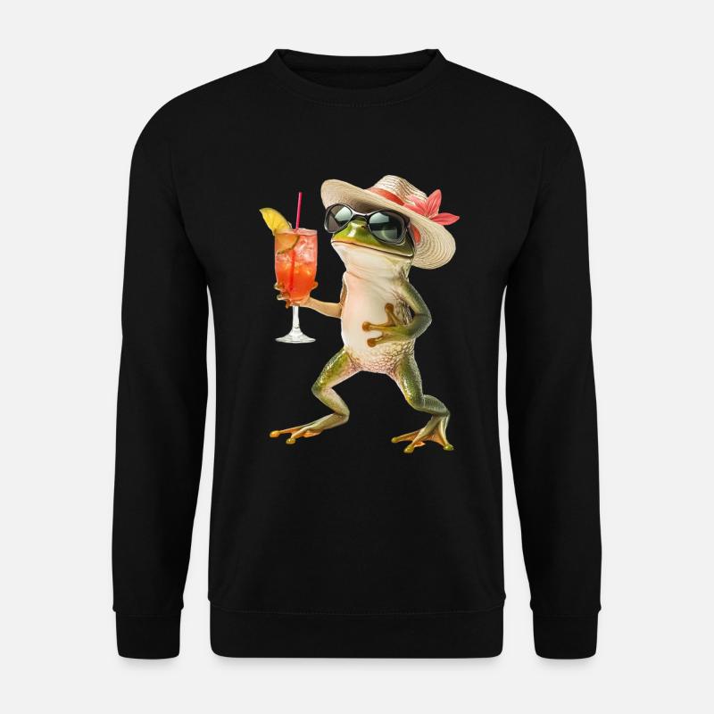 Frosch - Unisex Pullover - Schwarz