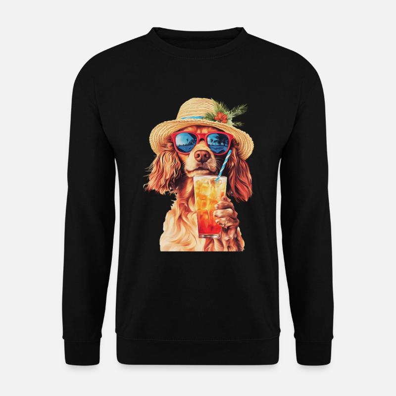 Hund - Unisex Pullover - Schwarz