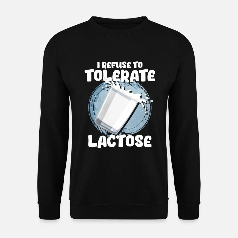 Laktose - Unisex Pullover - Schwarz