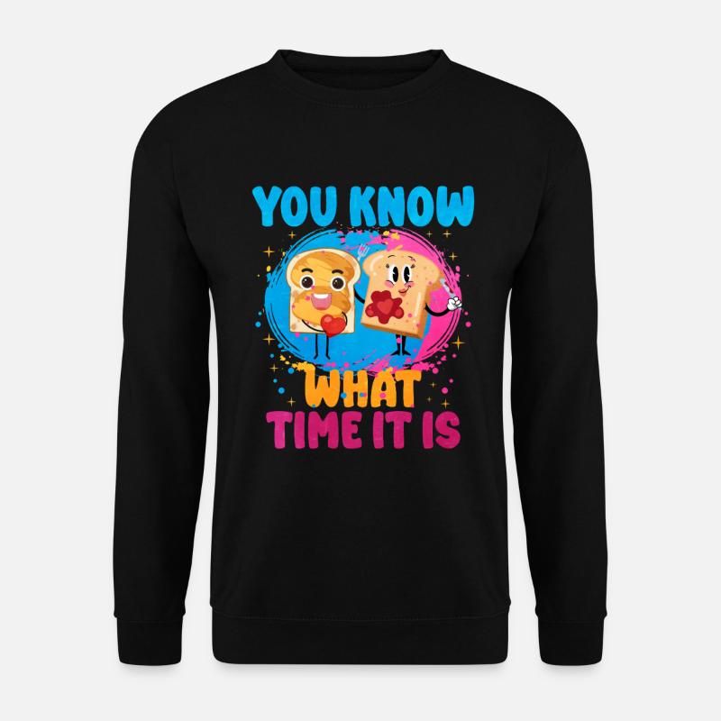 Erdnussbutter - Unisex Pullover - Schwarz
