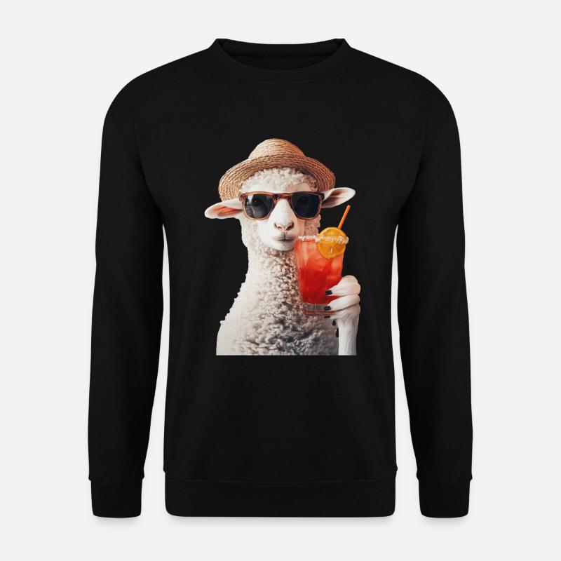 Schaf - Unisex Pullover - Schwarz