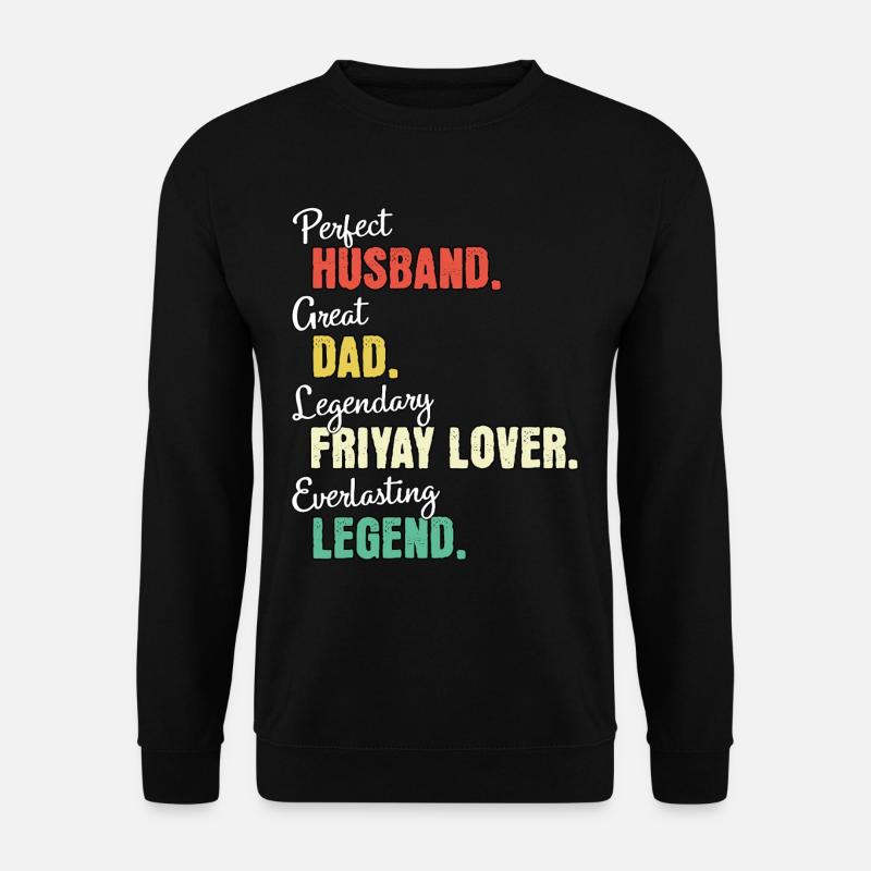 Friyay Papa - Unisex Sweatshirt - black