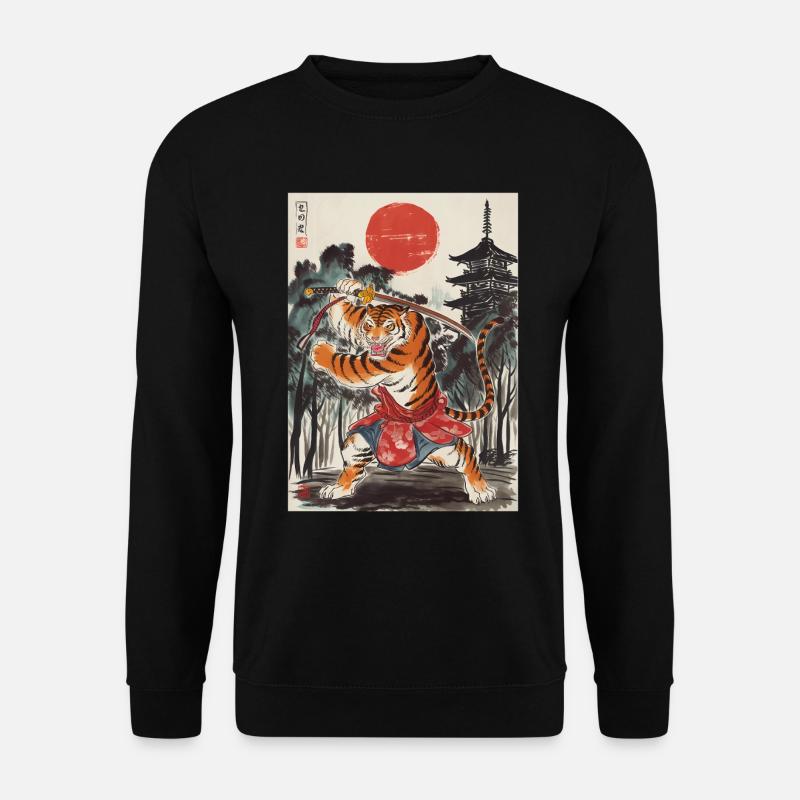 Samurai - Unisex Pullover - Schwarz