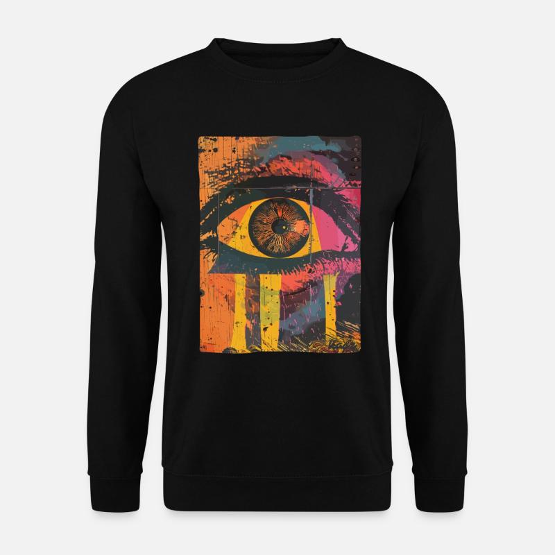 Pop Art Eye Graffiti - Unisex Sweatshirt - black
