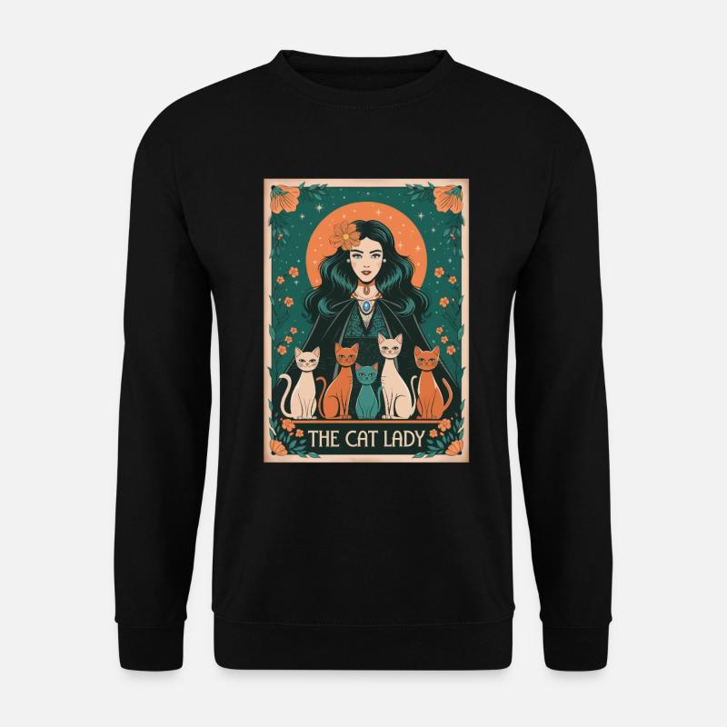 Tarotkarte - Unisex Pullover - Schwarz