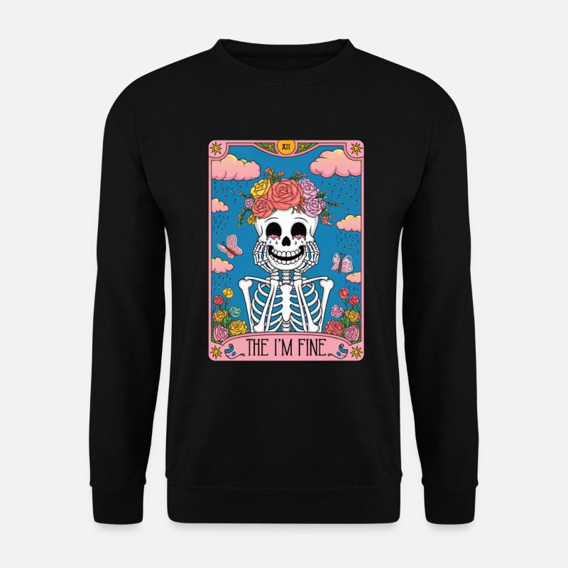 Tarotkarte - Unisex Pullover - Schwarz
