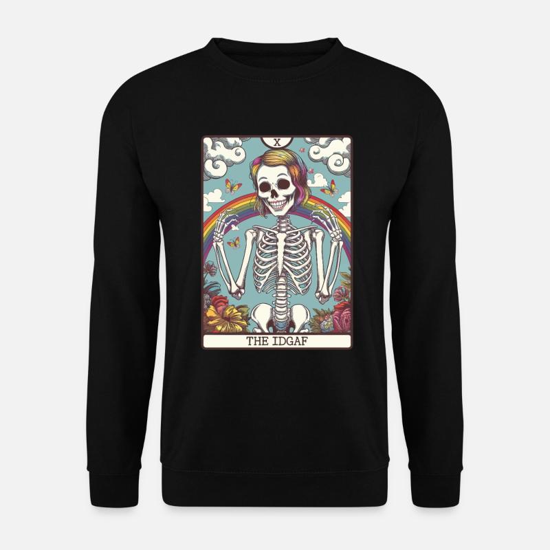 Tarotkarte - Unisex Pullover - Schwarz