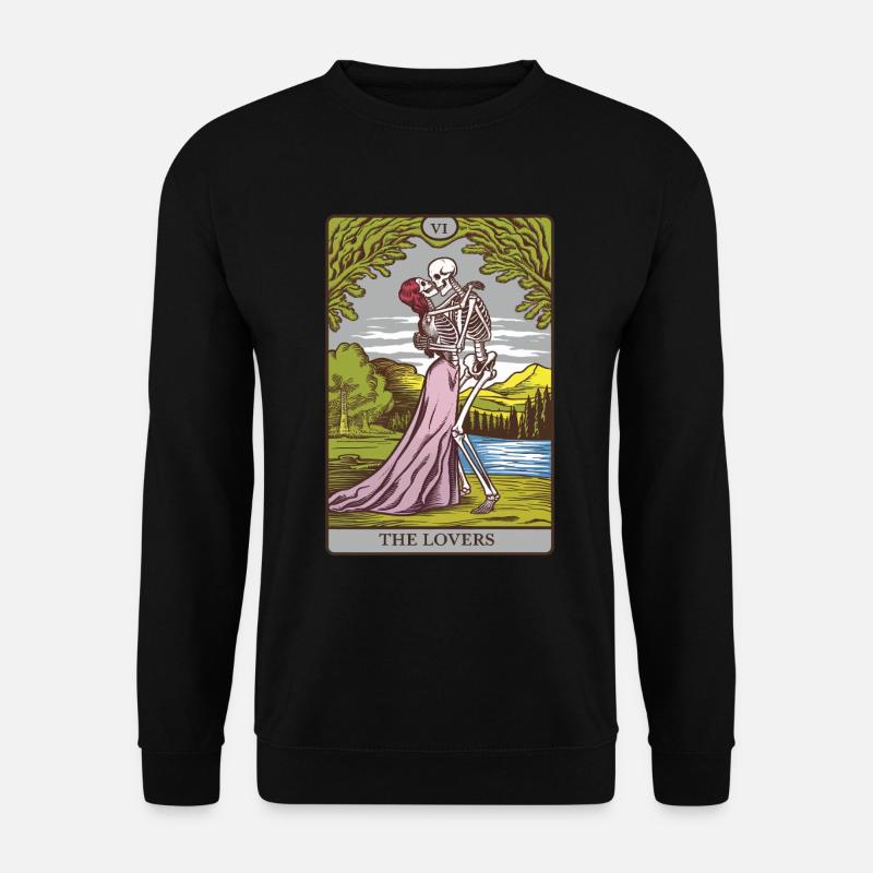 Tarotkarte - Unisex Pullover - Schwarz