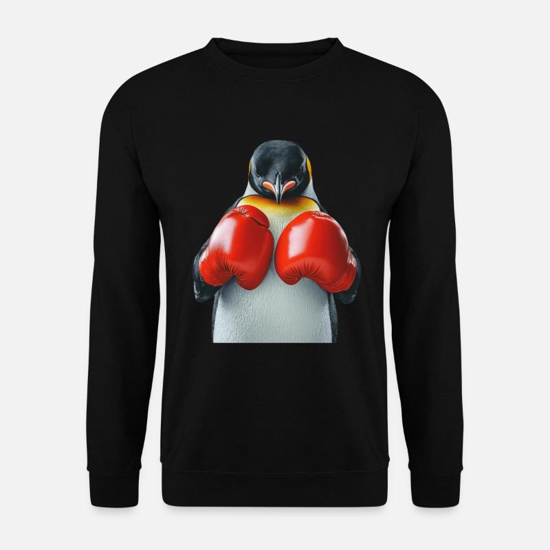Pinguin - Unisex Pullover - Schwarz
