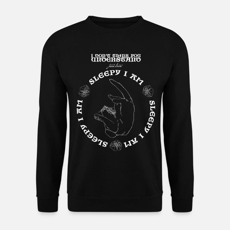 SCHLÄFRIG - Unisex Pullover - Schwarz