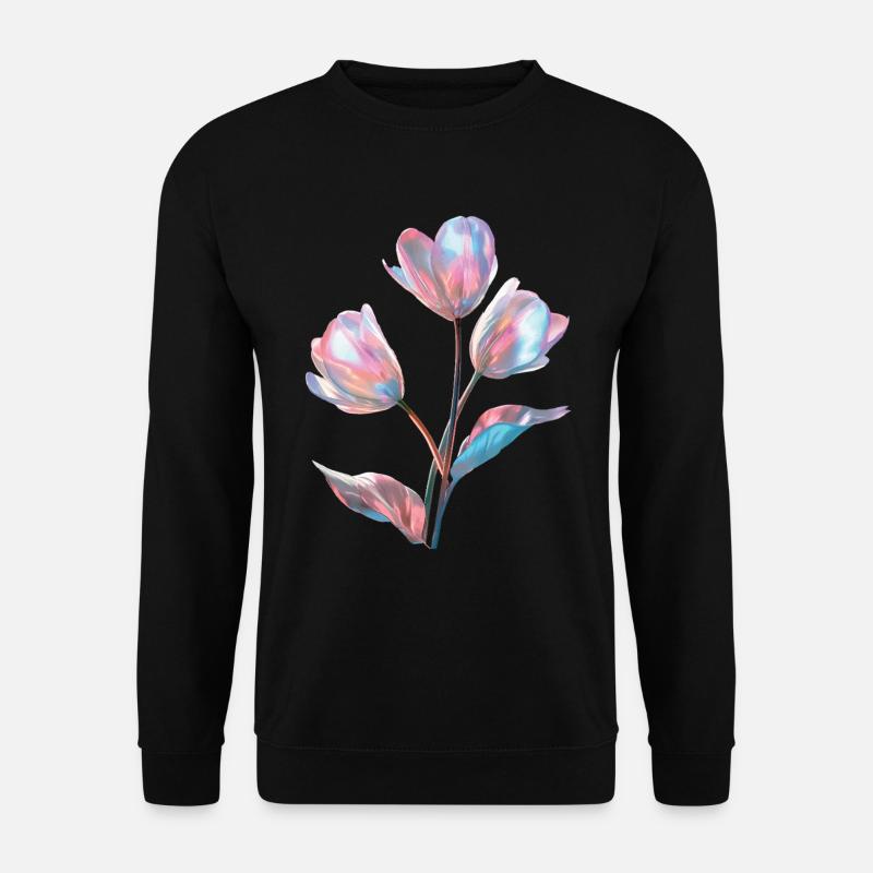 Tulpe - Unisex Pullover - Schwarz