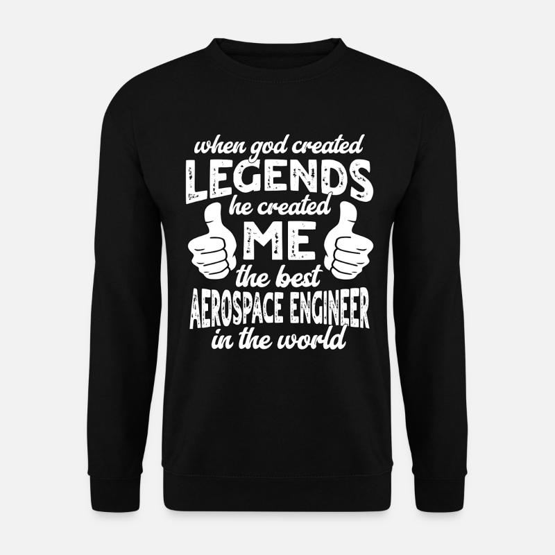 Best Aeronautical Engineer Legend - Unisex Sweatshirt - black