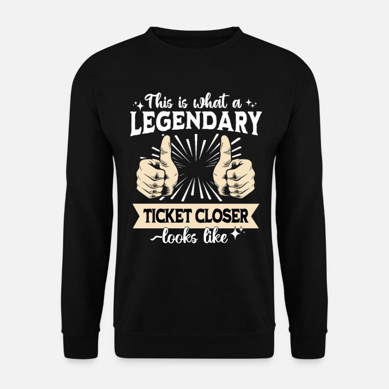Legendary IT Ticket - Unisex Sweatshirt - black