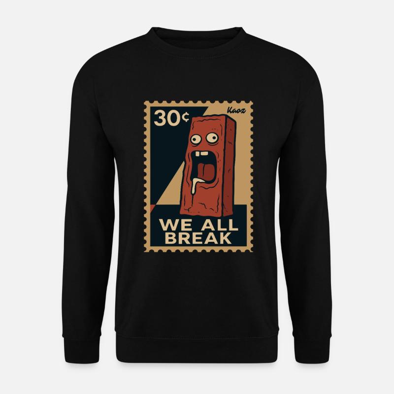 Emo Brick – Cachet d’accablement - Sweat-shirt Unisexe - noir