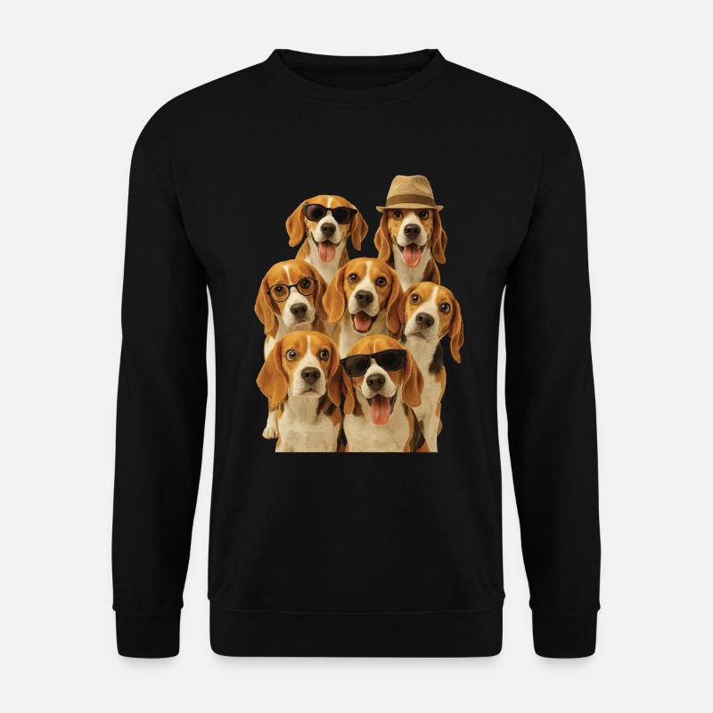 Beagle - Unisex Pullover - Schwarz