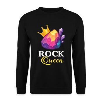 Geology Rock - Unisex Pullover - Schwarz - Vorne - Alina (178cm) & Michal (187cm)
