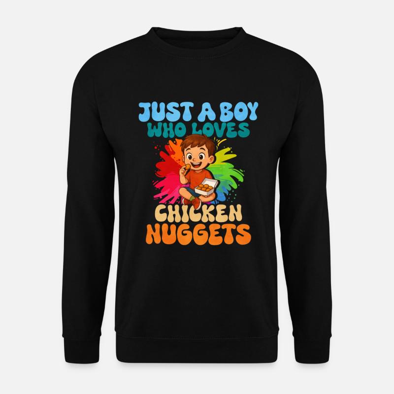 Chicken Nugget - Unisex Pullover - Schwarz