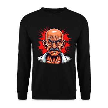 Leader de la Révolution pacifique - Sweat-shirt Unisexe - noir - Devant - Alina (178cm) & Michal (187cm)